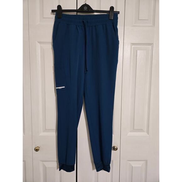 Skechers size small women's dark teal jogger style scrub pants - Picture 1 of 10